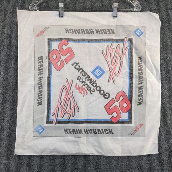 RCR Kevin Harvick Goodwrench Service Bandana White Size 21x21 #29 Logo - Picture 5 of 5